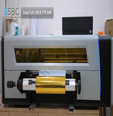 Máy in UV DTF đa năng cho tem UV DTF & tem Nhũ Vàng